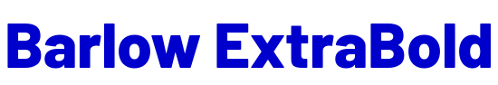 Barlow ExtraBold шрифт